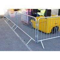 Galvanised LPS H/D Crowd Control Barriers inc 1 Foot