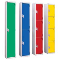 galvanised steel wet area lockers 1 door 1800h x 300w x 300d