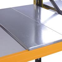 Galvanised Steel Panels for Pallet Racking Bays 2.7m w x 0.9m d