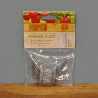 Galvanised Greenhouse Fixing Clips (Pack of 25) by Gardman
