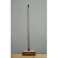 Garden Broom With Steel Handle, Medium Bristles by Garland