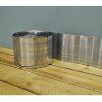 galvanised corrugated metal lawn edging roll 5m by gardman