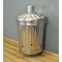 Galvanised Steel Dustbin Incinerator by Gardman