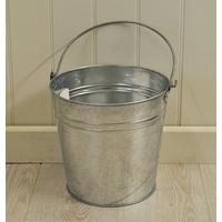 Galvanised Metal Bucket Bucket with Handle by Kingfisher