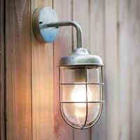 galvanised st ives harbour light mains by garden trading