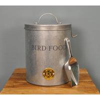 Galvanised Bird Feed Storage Tin Container by Burgon & Ball