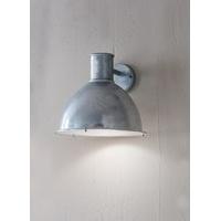 Galvanised St Ives Bay Wall Light (Mains) by Garden Trading