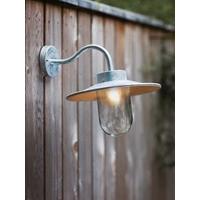 Galvanised Swan Neck Light