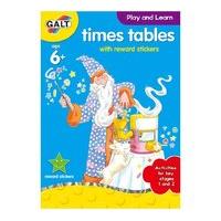 Galt Toys Home Learning Books Times Tables With Reward Stickers