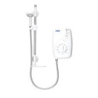 galaxy 85kw electric shower white