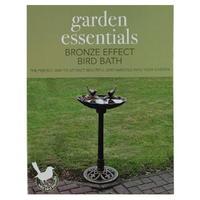 Garden Essentials Bronze Effect Bird Bath