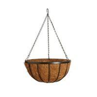 Gardman Traditional Georgian Black Hanging Basket 14 \