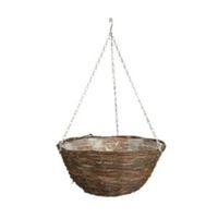 Gardman Rattan Hanging Basket 16 \