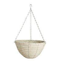 Gardman Natural Whitewash Hanging Basket 14 \
