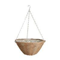 Gardman Natural Look Woven Brown Hanging Basket 14 \