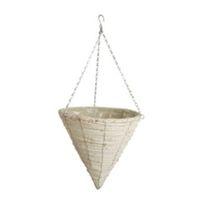 gardman natural whitewash hanging basket 14 