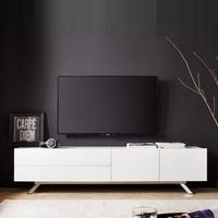 Gallus TV Stand In Matt White With 2 Doors And 2 Drawers