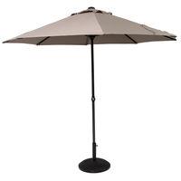 Garden Must Haves Easy Up 3.3m Taupe Parasol