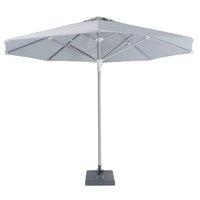 garden must haves telescopic 35m mouse grey parasol