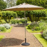 Garden Must Haves King 2.7m Taupe Parasol