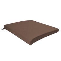 GardenFurnitureWorld Essentials Square Seat Pad in Brown