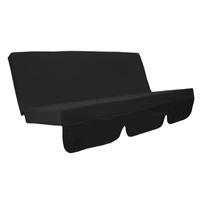 GardenFurnitureWorld Essentials Replacement Seat Pad Cushion for 2 Seater Swing Hammock in Black