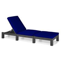 GardenFurnitureWorld Essentials Replacement Lounger Pad for Keter and Daytona Lounger in Blue