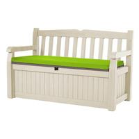 GardenFurnitureWorld Essentials Cushion Seat Pad for Storage Bench in Lime