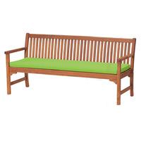 GardenFurnitureWorld Essentials 4 Seater Bench Cushion Seat Pad in Lime