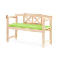 GardenFurnitureWorld Essentials Small 2 Seater Bench Pad Cushion in Lime