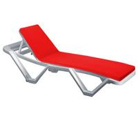 GardenFurnitureWorld Essentials Lounger Pad for Resol Master and Marina Sun Lounger in Red