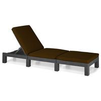 GardenFurnitureWorld Essentials Replacement Lounger Pad for Keter and Daytona Lounger in Brown