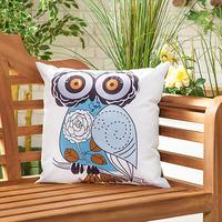 gardenfurnitureworld essentials 18 inch printed scatter cushion owl