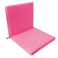 gardenfurnitureworld essentials two part seat pad in pink