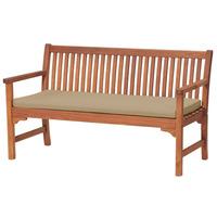 gardenfurnitureworld essentials 3 seater bench cushion seat pad in sto ...