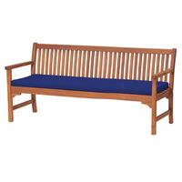 GardenFurnitureWorld Essentials 4 Seater Bench Cushion Seat Pad in Blue