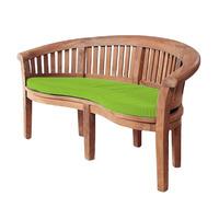 GardenFurnitureWorld Essentials Banana Bench Cushion Seat Pad in Lime