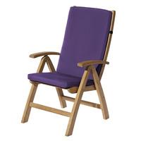 gardenfurnitureworld essentials two part high back seat pad in purple