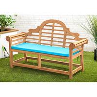 GardenFurnitureWorld Essentials 3 Seater Replacement Bench Pad for Lutyens Bench in Turquoise