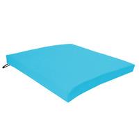 gardenfurnitureworld essentials square seat pad in turquoise