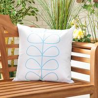 GardenFurnitureWorld Essentials 18 Inch Printed Scatter Cushion - Lines Aqua