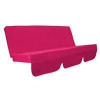 GardenFurnitureWorld Essentials Replacement Seat Pad Cushion for 2 Seater Swing Hammock in Cerise