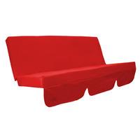 GardenFurnitureWorld Essentials Replacement Seat Pad Cushion for 2 Seater Swing Hammock in Red