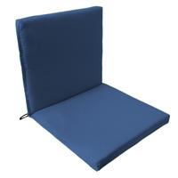 GardenFurnitureWorld Essentials Two Part Seat Pad in Blue