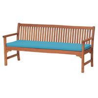 gardenfurnitureworld essentials 4 seater bench cushion seat pad in tur ...