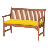 GardenFurnitureWorld Essentials 2 Seater Bench Cushion Seat Pad in Yellow