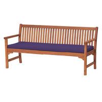 GardenFurnitureWorld Essentials 4 Seater Bench Cushion Seat Pad in Purple