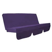 GardenFurnitureWorld Essentials Replacement Seat Pad Cushion for 2 Seater Swing Hammock in Purple