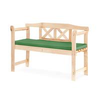 GardenFurnitureWorld Essentials Small 2 Seater Bench Pad Cushion in Green