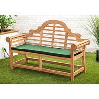 GardenFurnitureWorld Essentials 3 Seater Replacement Bench Pad for Lutyens Bench in Green